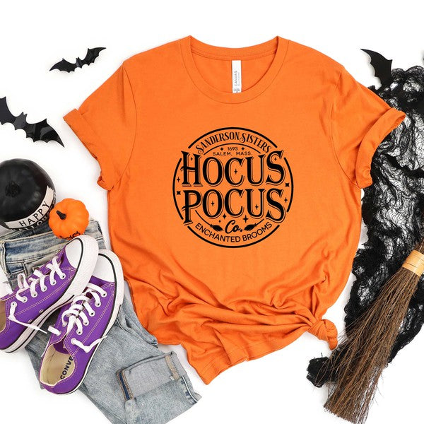 Hocus Pocus Brooms Short Sleeve Graphic Tee