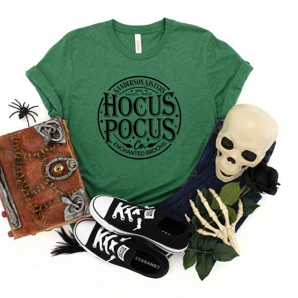 Hocus Pocus Brooms Short Sleeve Graphic Tee