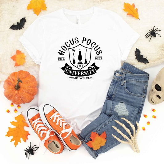 Hocus Pocus University Short Sleeve Graphic Tee