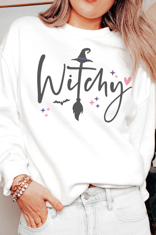 WITCHY GRAPHIC SWEATSHIRT