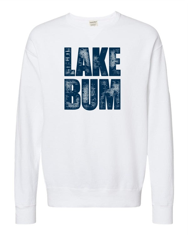 Lake Bum Comfort Wash CrewNeck Sweatshirt-Plus