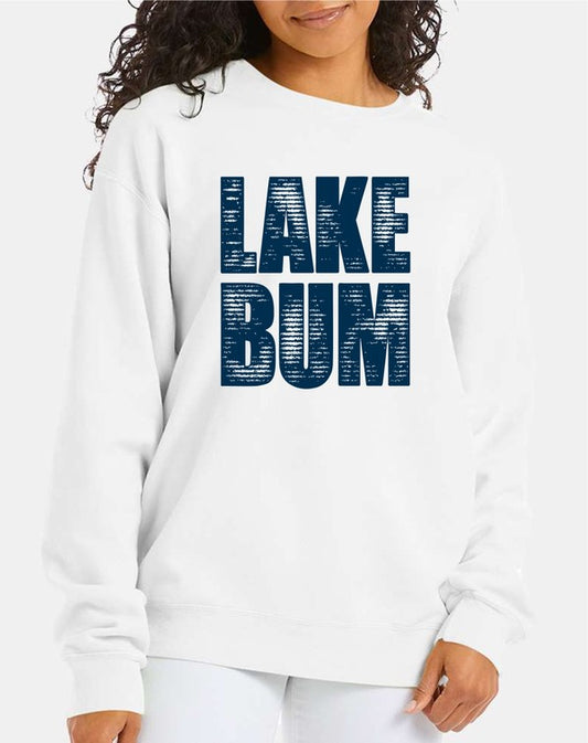 Lake Bum Comfort Wash CrewNeck Sweatshirt-Plus