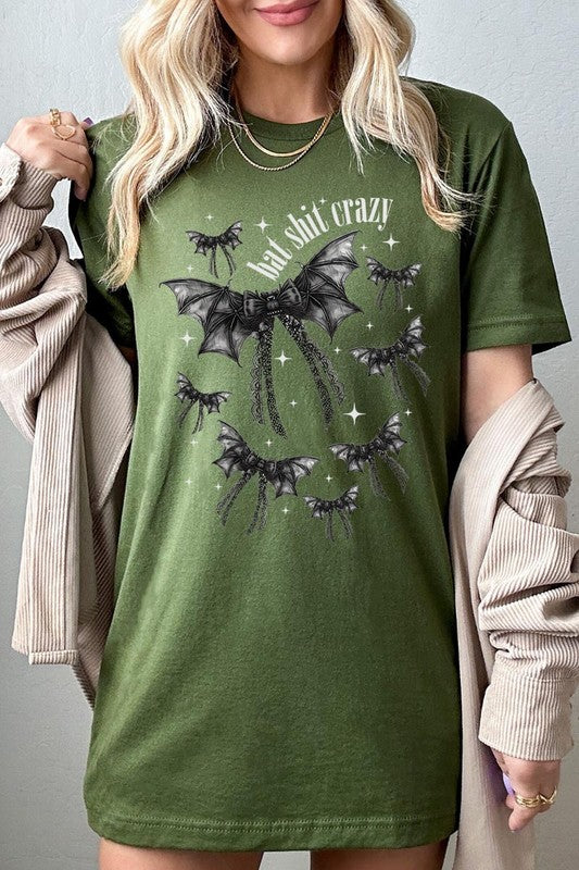 Halloween Bat shit crazy Graphic Tee