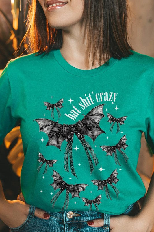 Halloween Bat shit crazy Graphic Tee