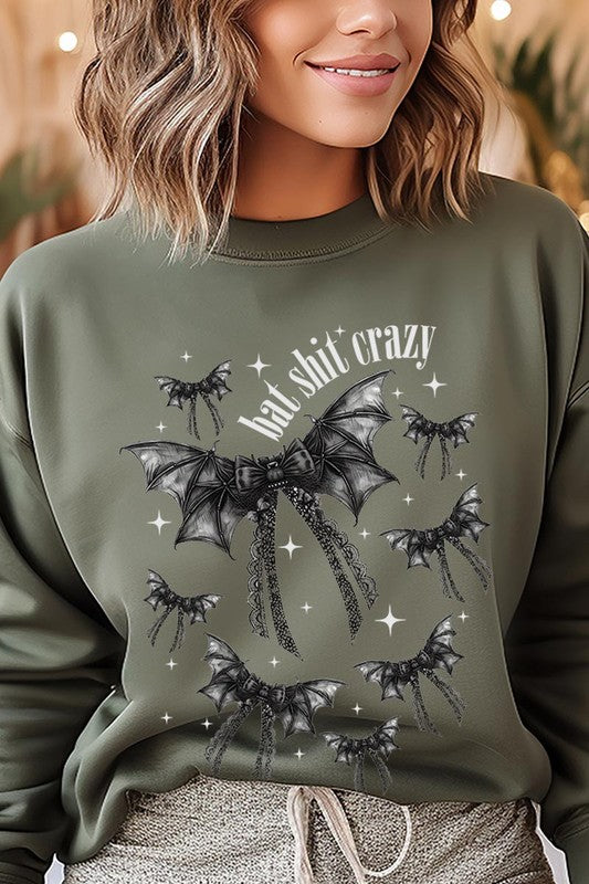 Halloween Bat shit crazy Graphic Sweatshirts