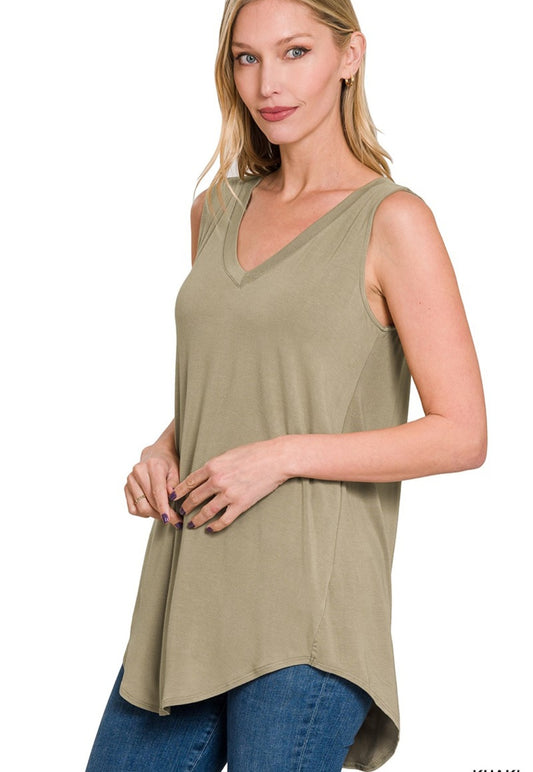 Luxe V-Neck Tank